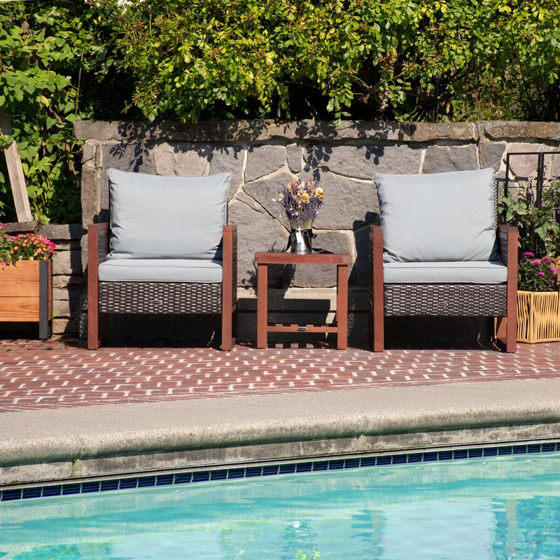 PATIOFLARE COLTON 3-PIECE CHAT SET