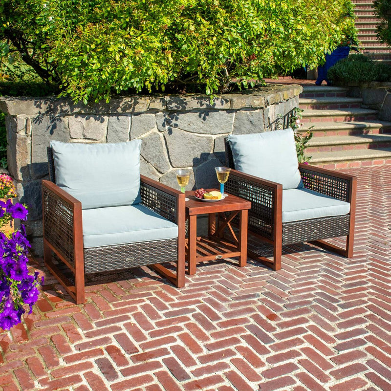 PATIOFLARE COLTON 3-PIECE CHAT SET