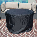 Paramount Alan Stamped Convertible Aluminum Fire Table, Round