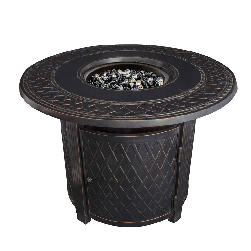 Paramount Ben Convertible Aluminum Fire Table, Round