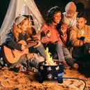 Paramount Campfire Portable Gas Fire Pit, Maple Leaf