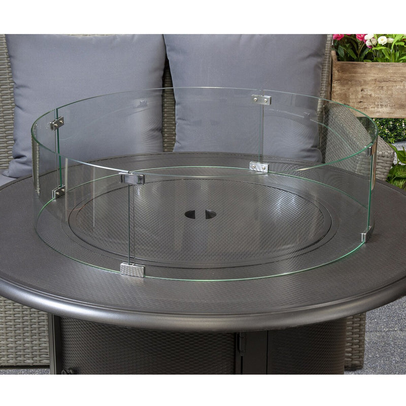 Paramount Fire Table Wind Guard, 28IN Round