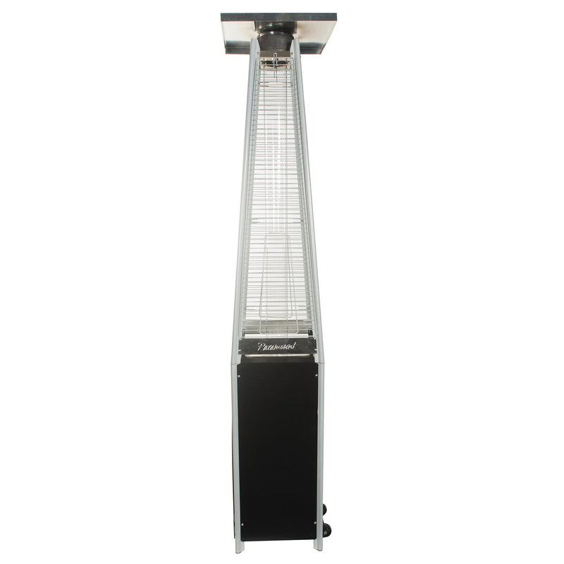 Paramount Flame Patio Heater, Black and Silver