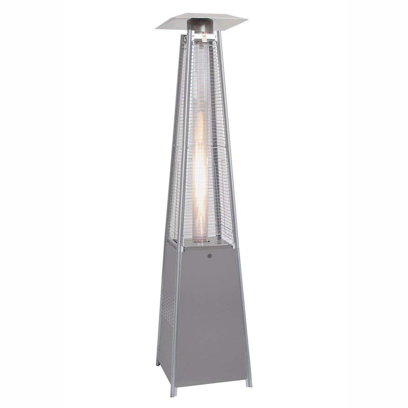 Paramount Flame Patio Heater, Grey and Silver