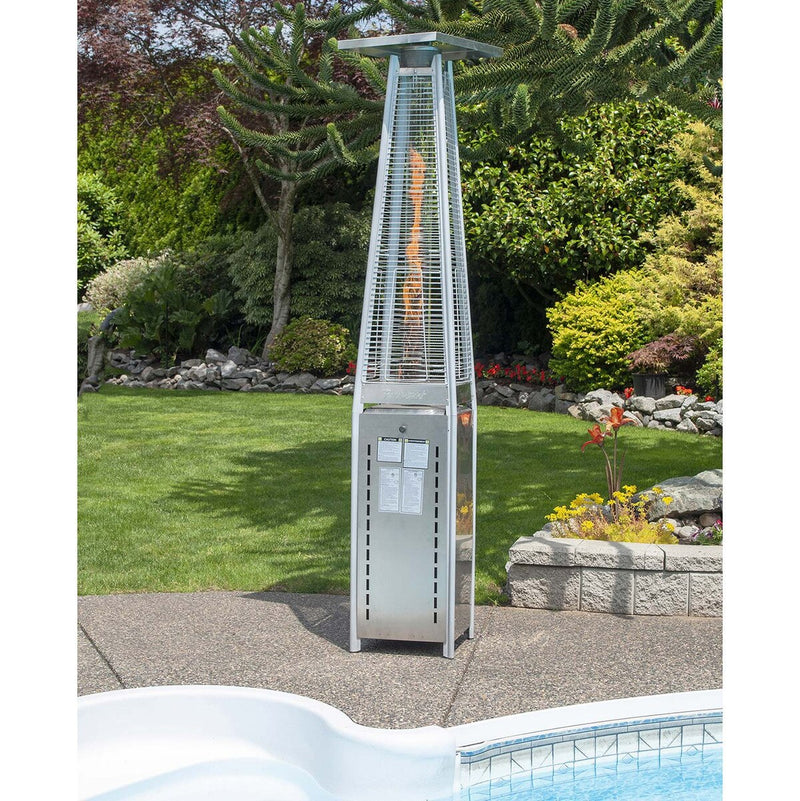 Paramount Flame Patio Heater, Stainless Steel