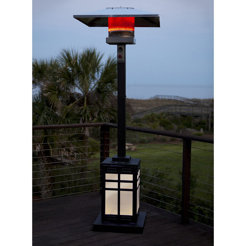 Paramount Illuminated Mission Patio Heater, Square