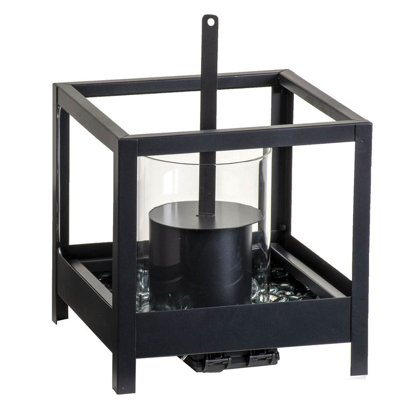 Paramount Metal Square Garden Burner with LED Lights