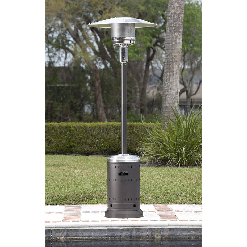 Paramount Patio Heater, Mocha and Stainless