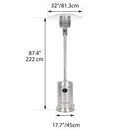Paramount Patio Heater, Stainless Steel