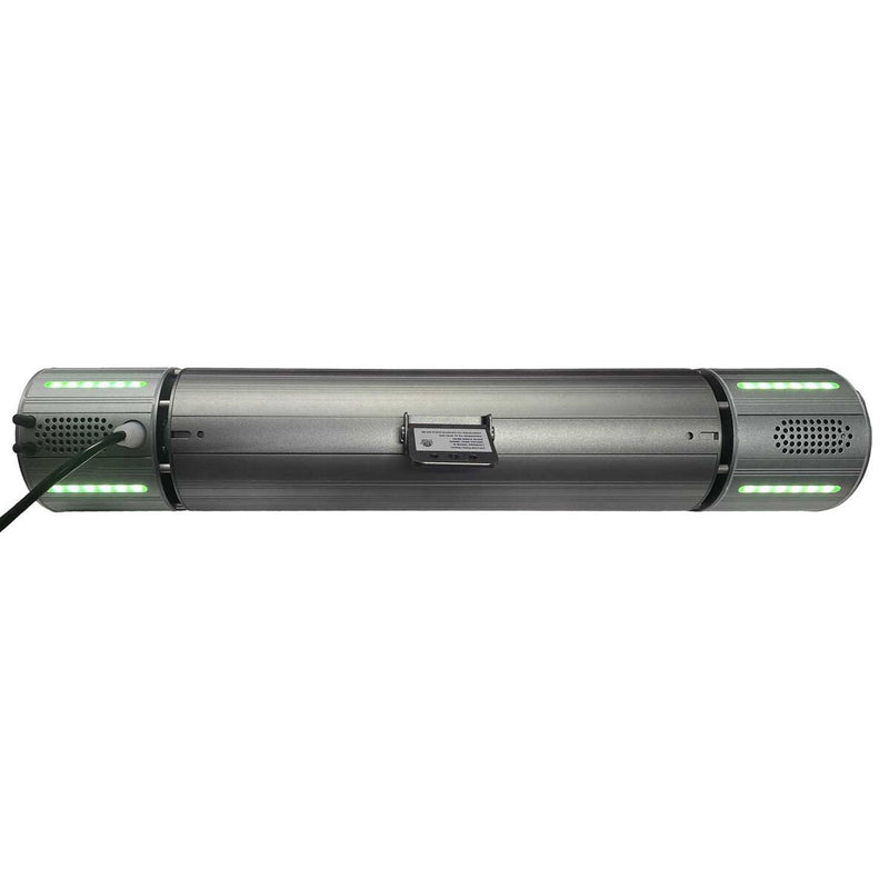 Paramount Smart Electric Heater with Bluetooth Speakers, Gunmetal Grey