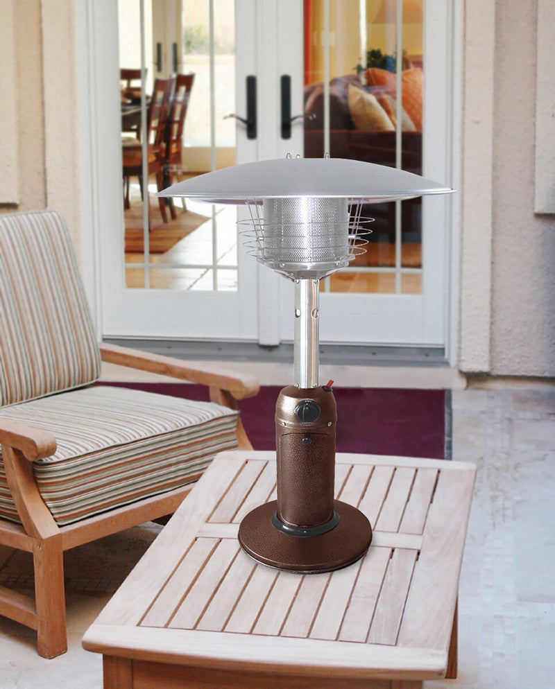 Paramount Table Top Propane Patio Heater, Mocha