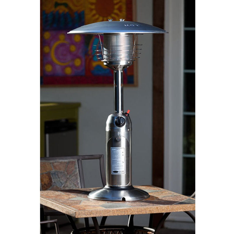 Paramount Table Top Propane Patio Heater, Stainless Steel