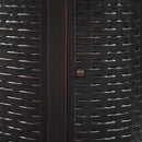 Paramount Thatch Convertible Aluminum Firepit, Oval