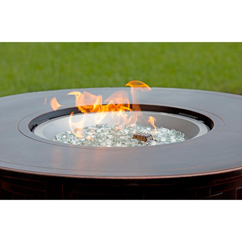 Paramount Zach Convertible Aluminum Fire Table, Round