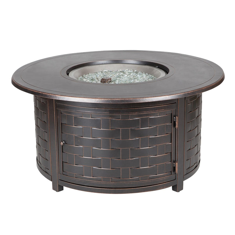 Paramount Zach Convertible Aluminum Fire Table, Round