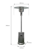 Paramount Flat Top Patio Heater, Grey