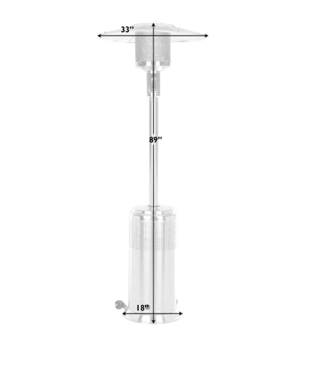 Paramount Patio Heater, Stainless Steel Pro Series