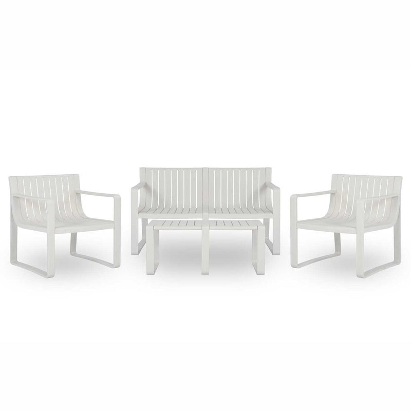 Patioflare Beautiful World Collection Recycled Plastic Pioneer Conversation Set