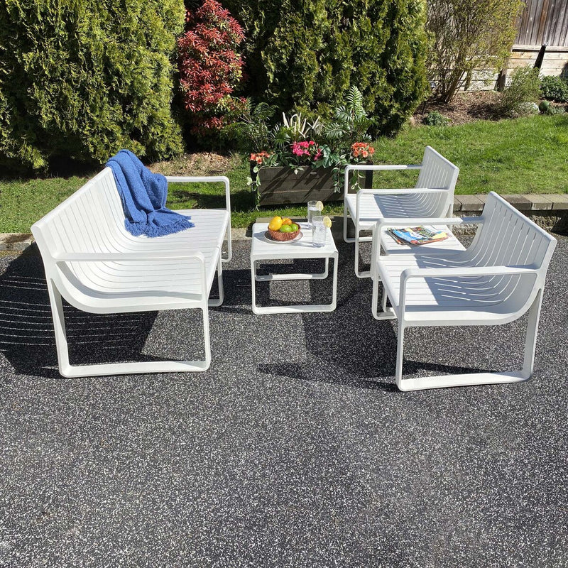 Patioflare Beautiful World Collection Recycled Plastic Pioneer Conversation Set