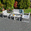 Patioflare Beautiful World Collection Recycled Plastic Pioneer Conversation Set