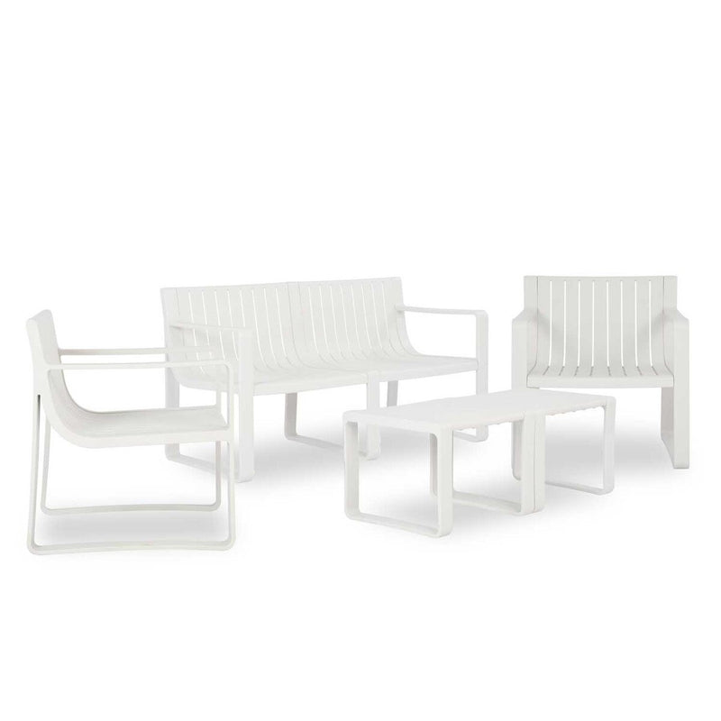 Patioflare Beautiful World Collection Recycled Plastic Pioneer Conversation Set