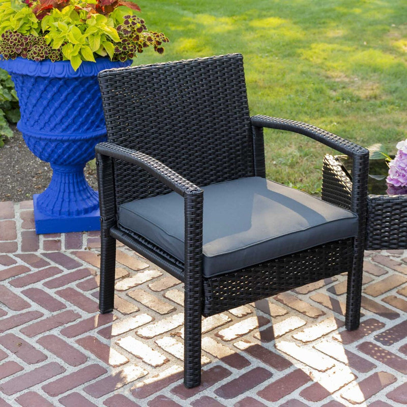 Patioflare Melody Wicker Chat Set