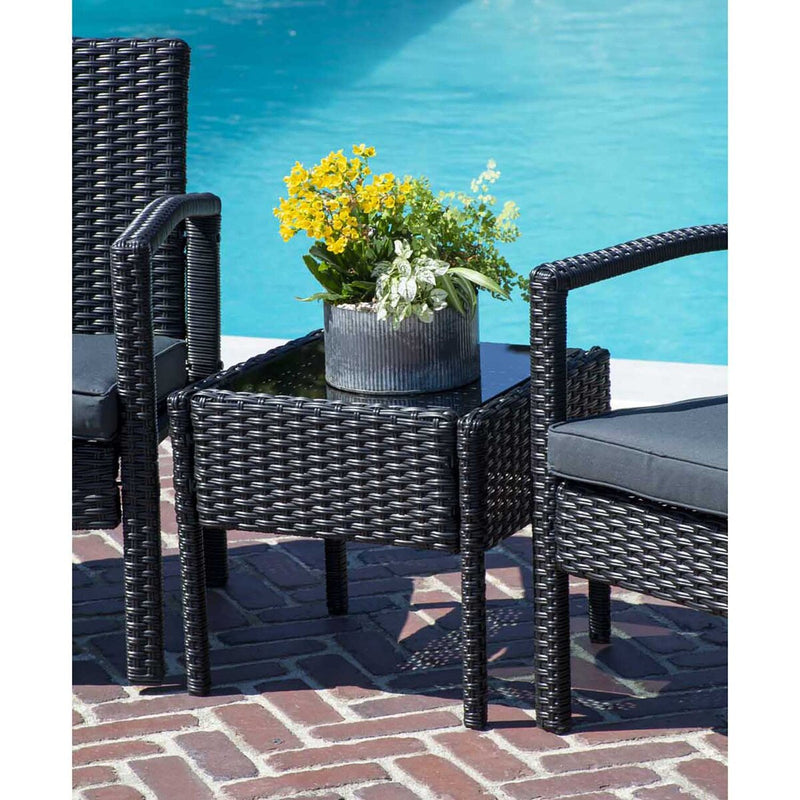 Patioflare Melody Wicker Chat Set