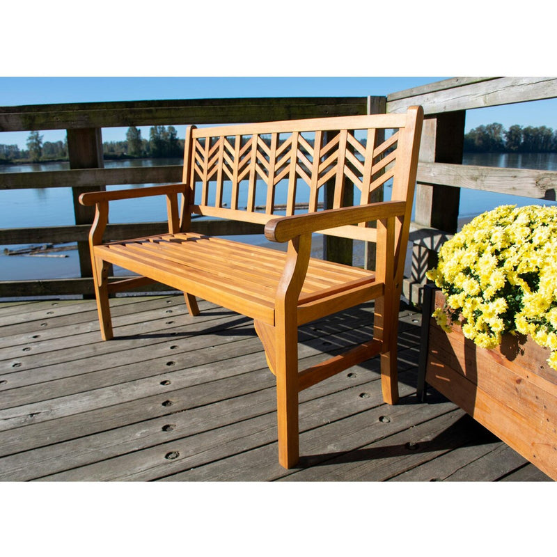 Patioflare PIKNIK Wood Folding Bench