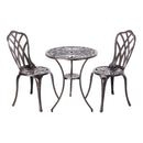 Patioflare Paradise Cast Aluminum Bistro Set