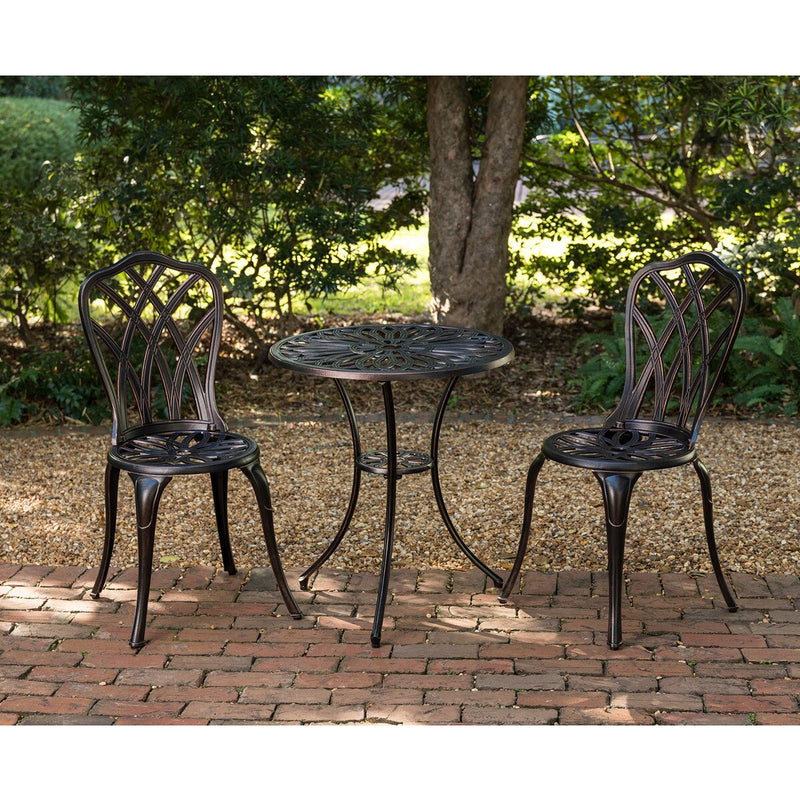 Patioflare Paradise Cast Aluminum Bistro Set