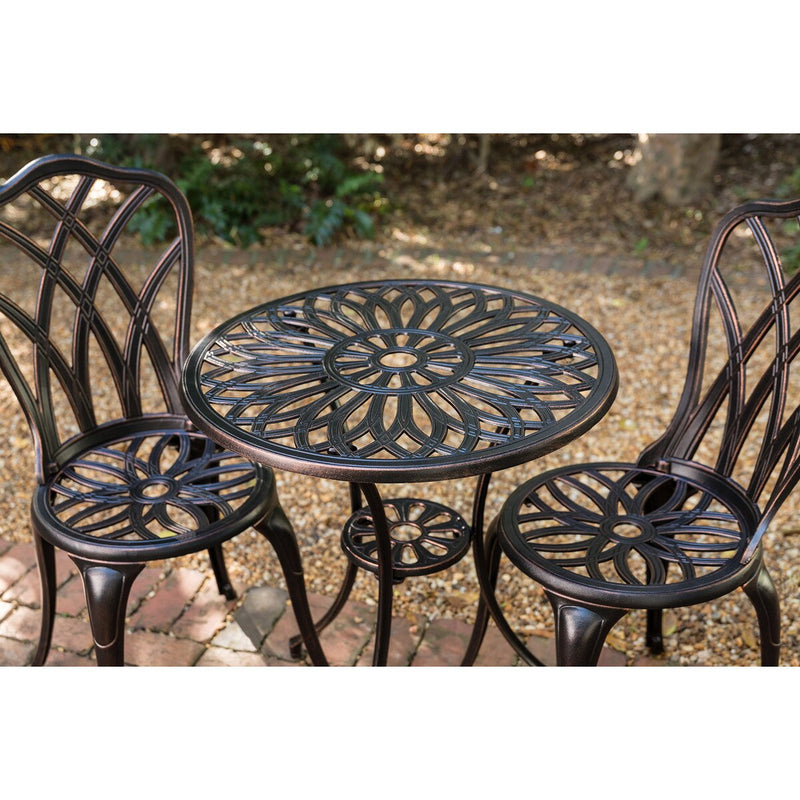 Patioflare Paradise Cast Aluminum Bistro Set