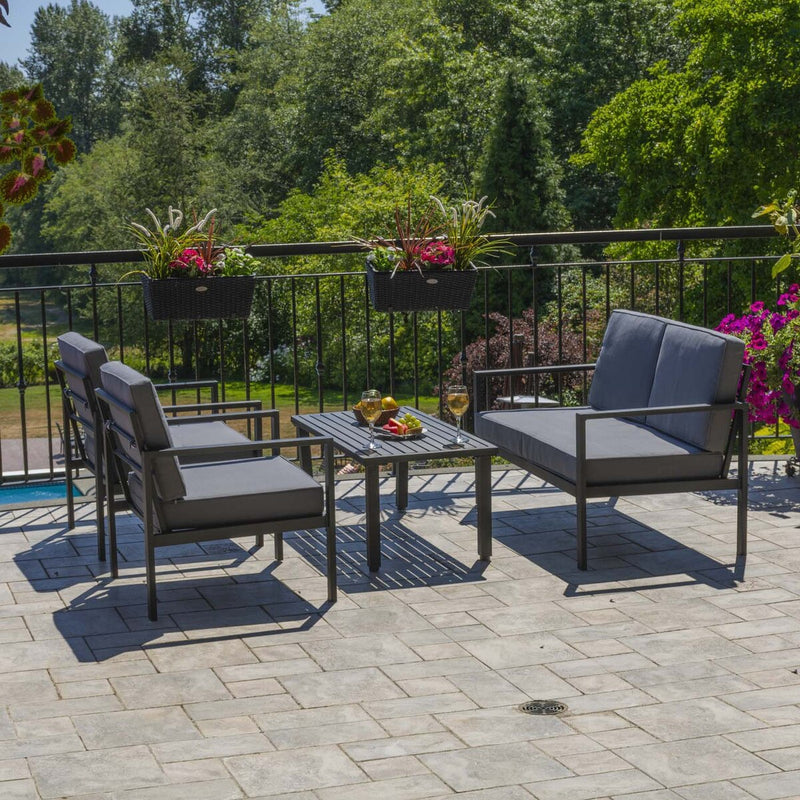 Patioflare Tylor Aluminum Conversation Set