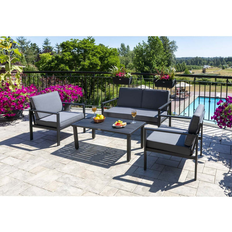 Patioflare Tylor Aluminum Conversation Set