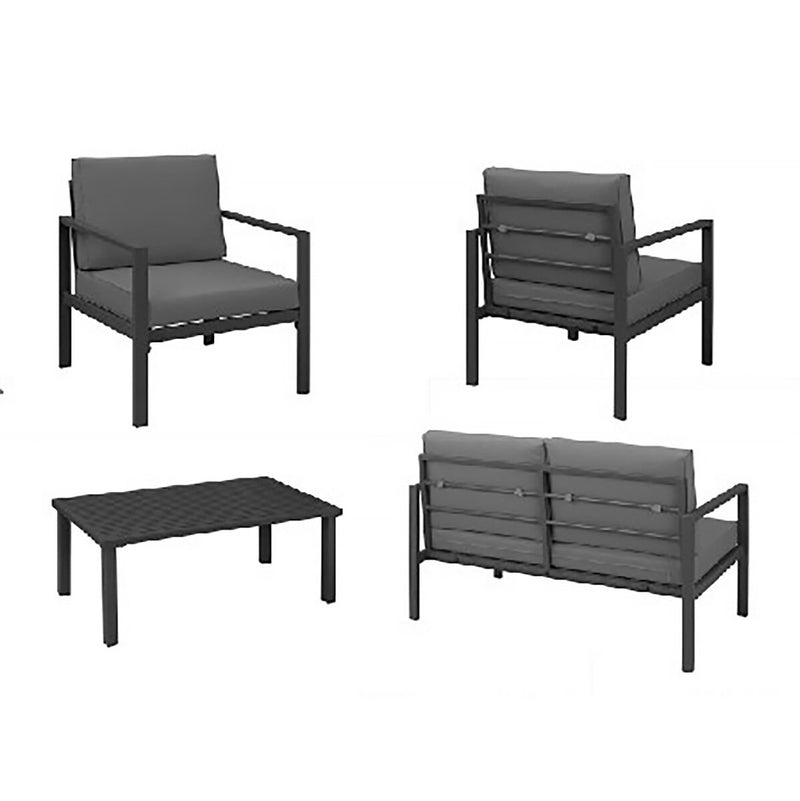 Patioflare Tylor Aluminum Conversation Set