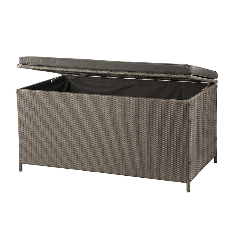 Patioflare Wicker Deck Box, 154 gal capacity