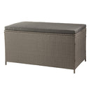 Patioflare Wicker Deck Box, 80 gal capacity