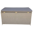 Patioflare Wicker Deck Box, 80 gal capacity