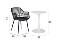 Patioflare Balcony Collection GRS Recycled Plastic Kana Bistro Set