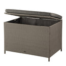 Patioflare Wicker Deck Box, 80 gal capacity
