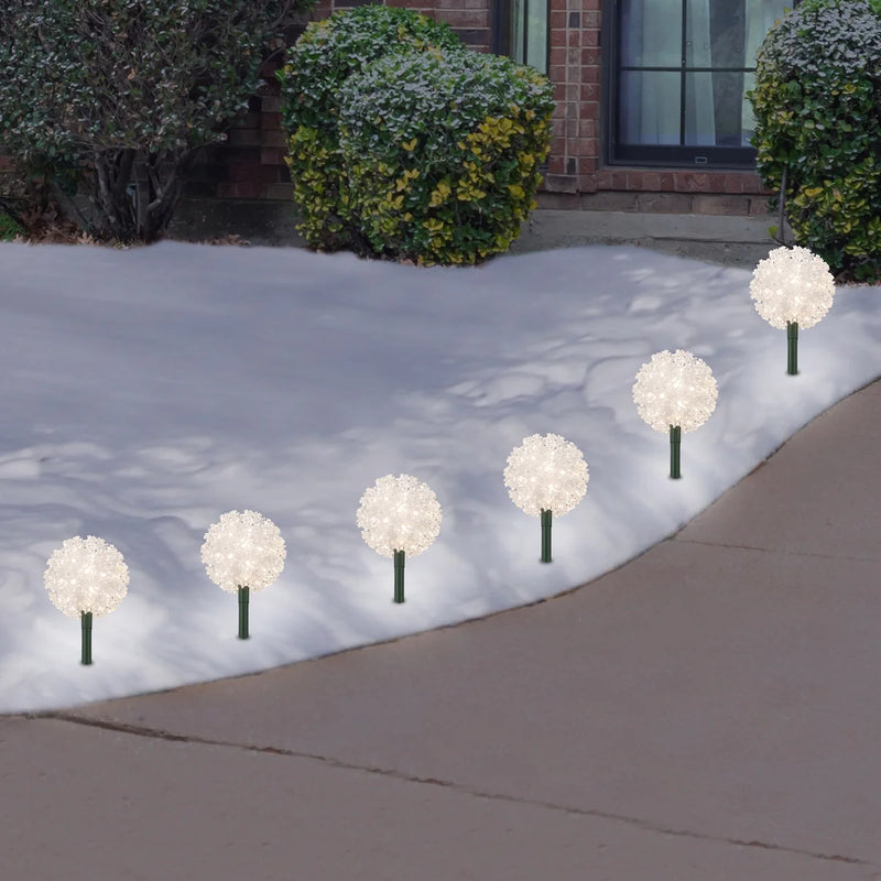 Philips Christmas Pathway and Hanging LED Spheres - 6 Pack