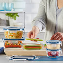 Pyrex Freshlock Plus Glass Storage With Microban 10-Piece Set