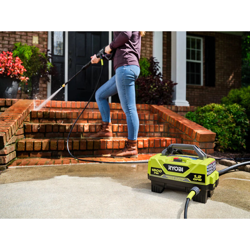 RYOBI 1800 PSI 1.2 GPM Cold Water Electric Pressure Washer - RY141802VNM