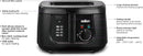 Salton Cool Touch Deep Fryer for Home Use with Basket - 2.5L2.6QT Capacity, Easy to Clean and Store