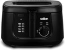 Salton Cool Touch Deep Fryer for Home Use with Basket - 2.5L2.6QT Capacity, Easy to Clean and Store