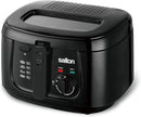 Salton Cool Touch Deep Fryer for Home Use with Basket - 2.5L2.6QT Capacity, Easy to Clean and Store