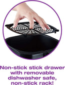 Salton Digital Air Fryer XL, 5 L/5.3 Qt, 8 Pre-Programmed Functions