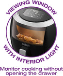 Salton XXL Digital Air Fryer with Viewing Window, 8.5 Qt