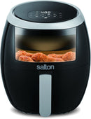 Salton XXL Digital Air Fryer with Viewing Window, 8.5 Qt