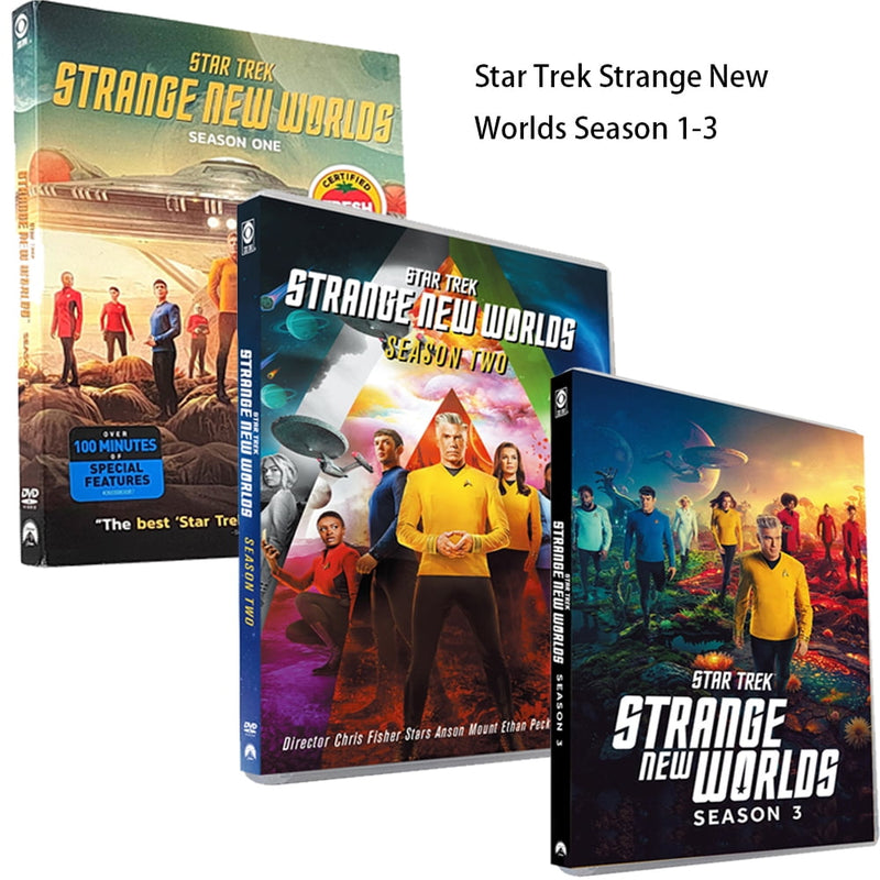 Star Trek Strange New Worlds Season 1-3 DVD 11-Disc New Box Set