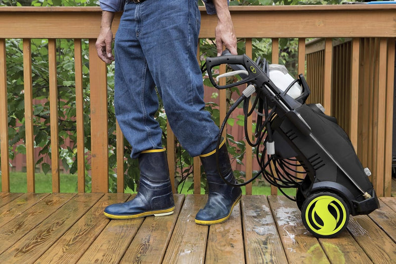 Sun Joe SPX3000 14.5-Amp 2030 PSI Max 1.76 GPM Max Electric High-Pressure Washer w/ 5 Quick-Connect Tips, Detergent Tanks, Cleans Cars, Fences, Patios, Decks, Sidewalks, 15.6 x 13.5 x 33.9